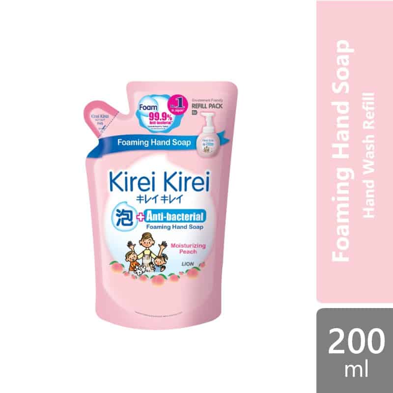 kirei-kirei-anti-bacterial-foaming-hand-soap-refill-200ml-99-9-anti-bacterial-protection-moisturizing-peach