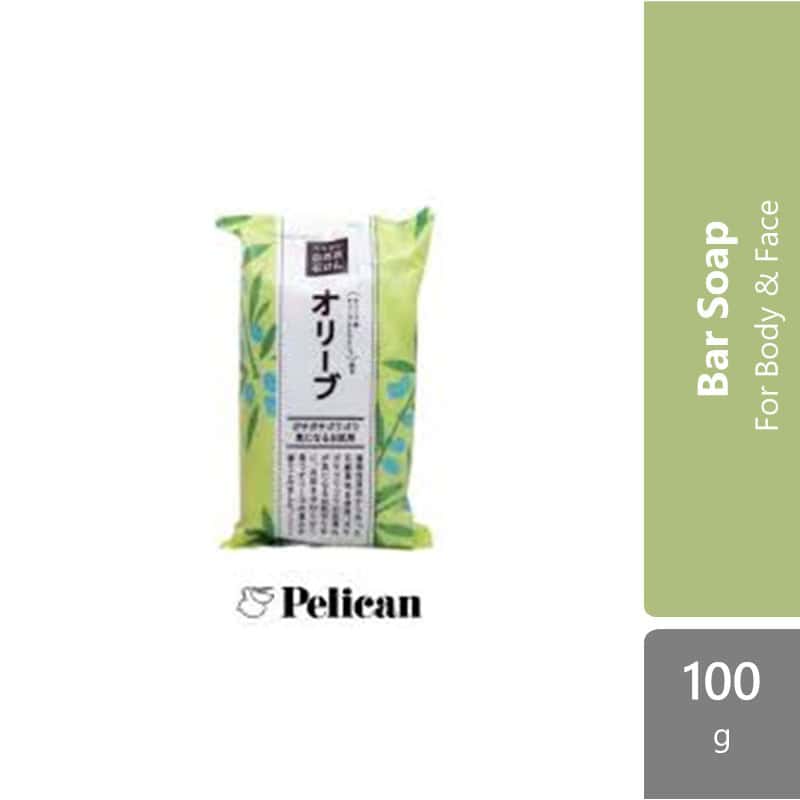 natural-soap-olive-rice-bran-adlay-100g-for-body-and-face product image 1