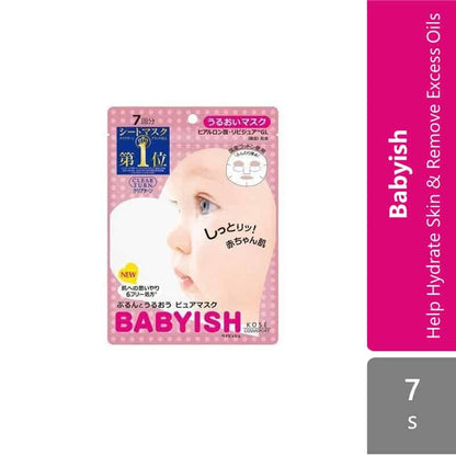 kose-cosmeport-clear-turn-babyish-mask-7s-moisturizing-moisturizing-lustrous-white-mmoisturizing
