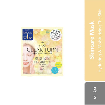 kose-cosmeport-clear-turn-premium-fresh-mask-3s-moist-whitening-firming-firming