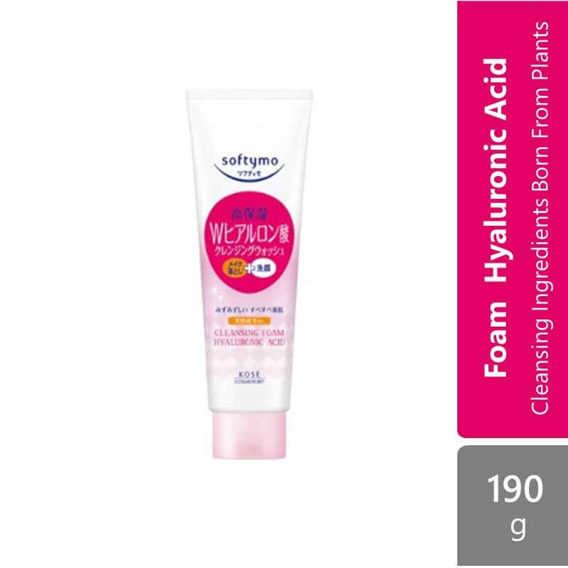 kose-cosmeport-softymo-cleansing-foam-190g-collagen-hyaluronic-acid-white product image 1