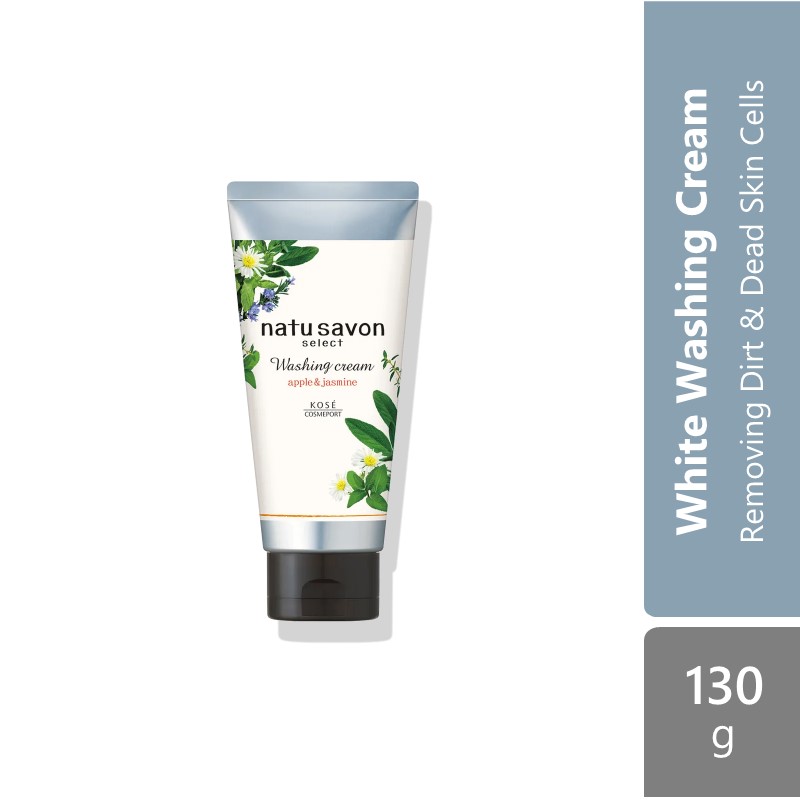 kose-cosmeport-softymo-natusavon-select-washing-cream-130g-white-moist-white