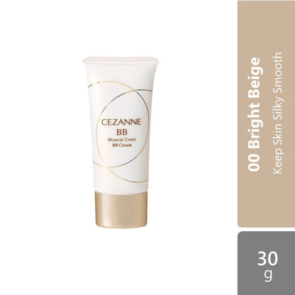 Cezanne Mineral Cover Bb Cream (00 Bright Beige/10 Bright Ocher/20 Natural Ocher)|Keep Skin Silky Smooth Cezanne