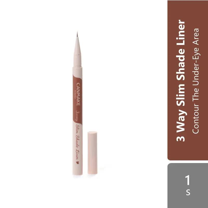 Canmake 3way Slim Shade Liner 01 Natural Brown – Vielseitiger Lidschatten- Und Eyeliner