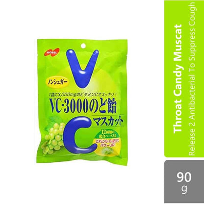 nobel-vc-3000-90g-nodoame-nodo-candy-muscat-release-2-antibacterial-to-suppress-cough product image 1