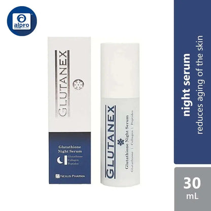 glutanex glutathione night serum It locks in moisture Glutanex Night Serum 30ml Hydrating