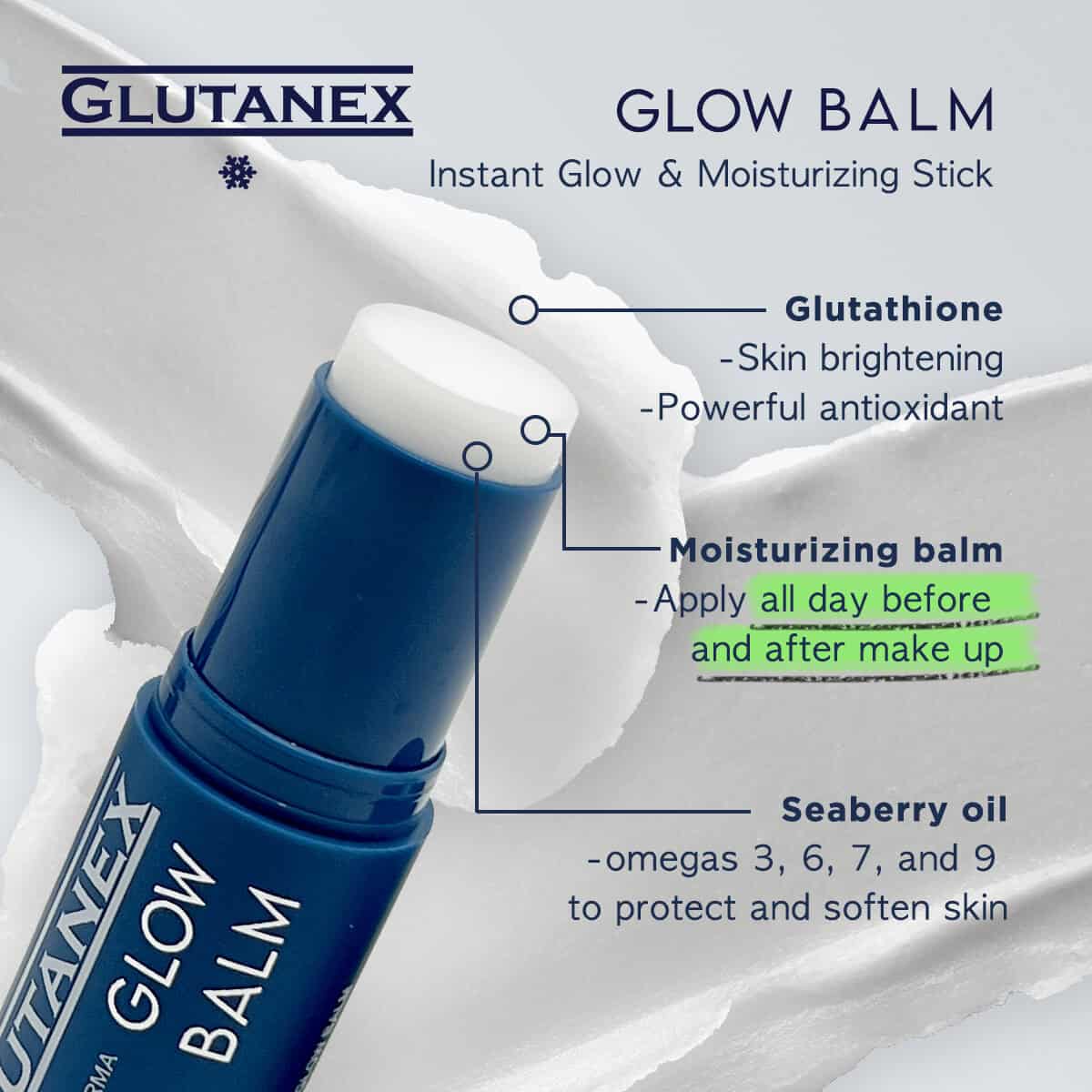 Glutanex Glow Balm 9g | Instant Glow & Moisturizing - Alpro Pharmacy Glutanex Glow Balm 9g | Instant Glow & Moisturizing - Alpro Pharmacy