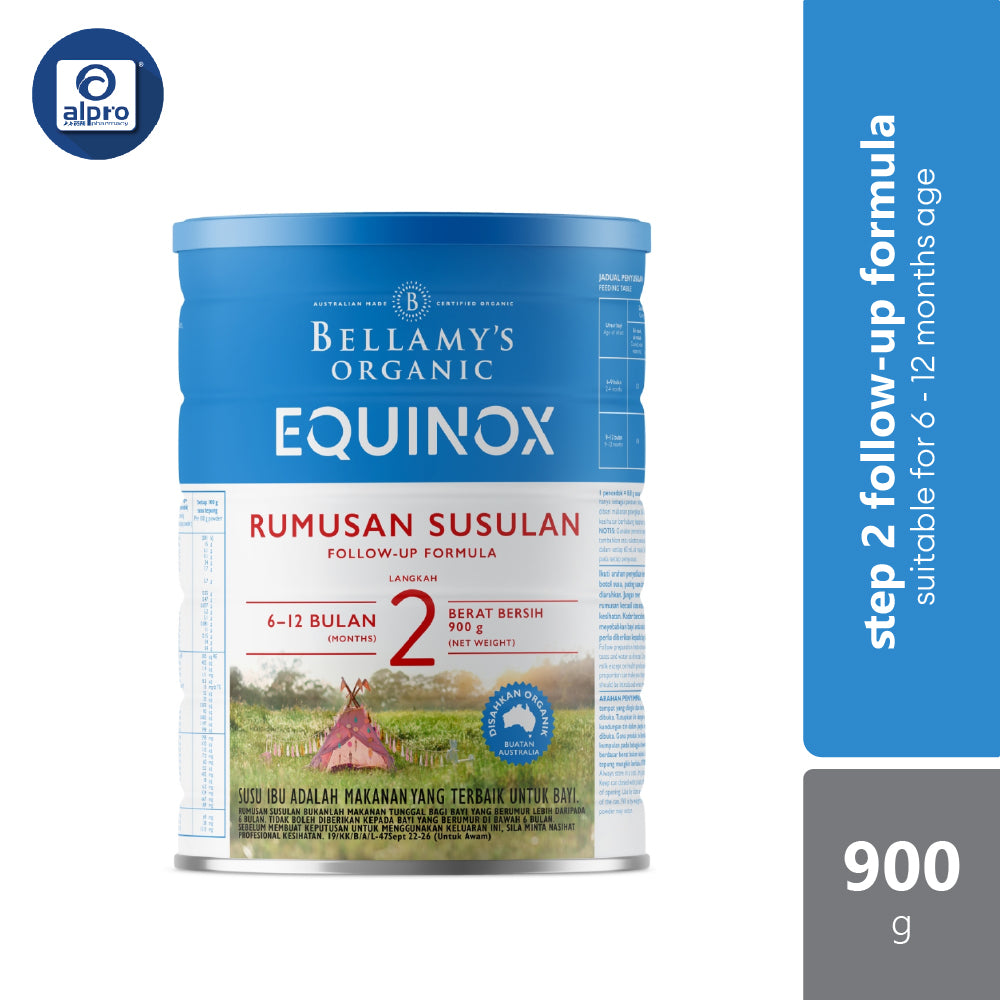 Bellamy's Organic Step 2 Equinox Follow-On Formula 900g