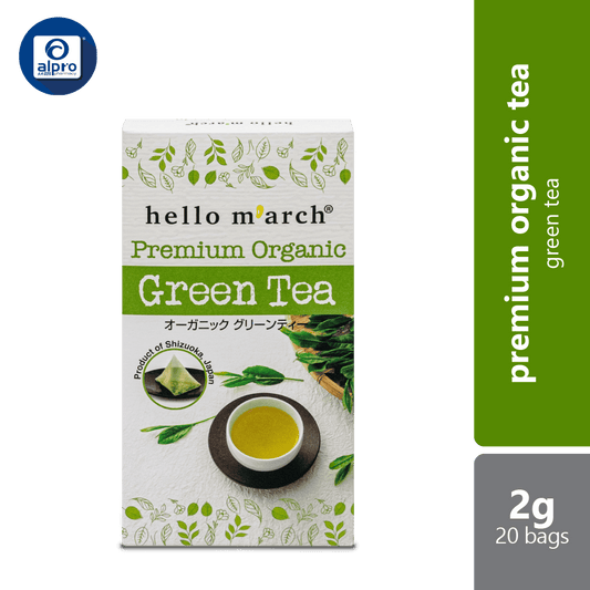 hello-march-premium-organic-green-tea-20-bags-x-2-gm-refreshing-tea