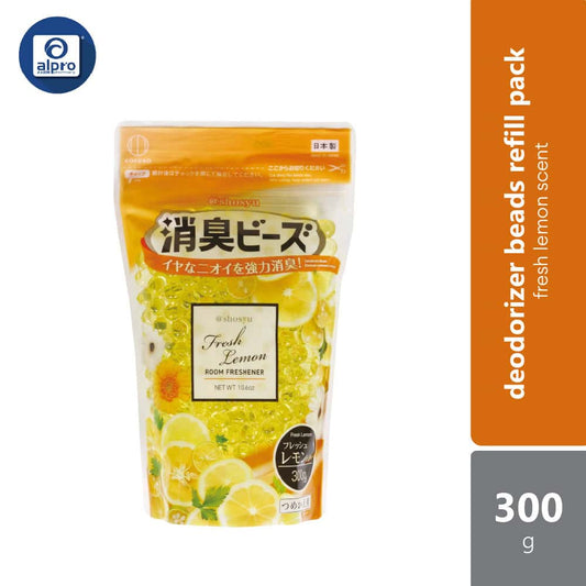 kokubo-atshosyu-deodorizer-beads-lemon-refill-pack-300g