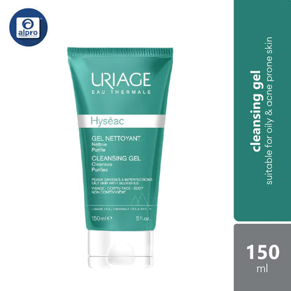 uriage-hyseac-cleansing-gel-150ml-eliminates-impurities-excess-sebum