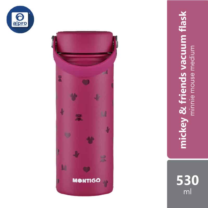 montigo-iconic-disney-ace-bottle-mini-mickey-mouse-minnie-mouse-donald-duck-goofy-18oz-530ml-vacuum-flask product image 1