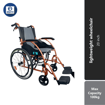 bmate-bb368laj-fixed-aluminium-lightweight-wheelchair-20-inch