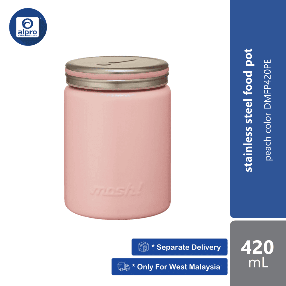 mosh-food-pot-420ml-ivory-peach product image 1