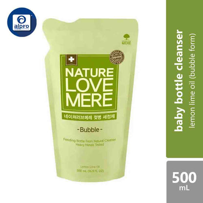nature-love-mere-baby-bottle-cleanser-lemon-lime-oil-bubble-500ml-refill