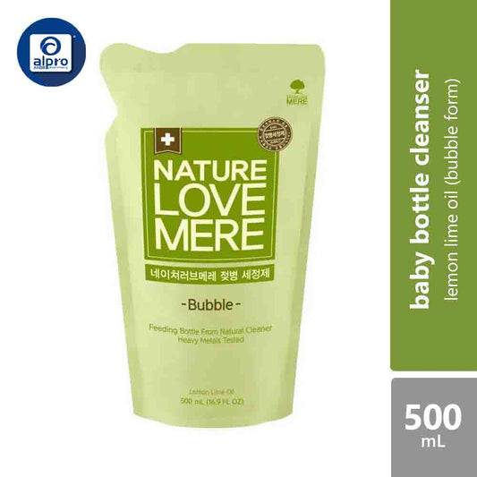 nature-love-mere-baby-bottle-cleanser-lemon-lime-oil-bubble-500ml-refill