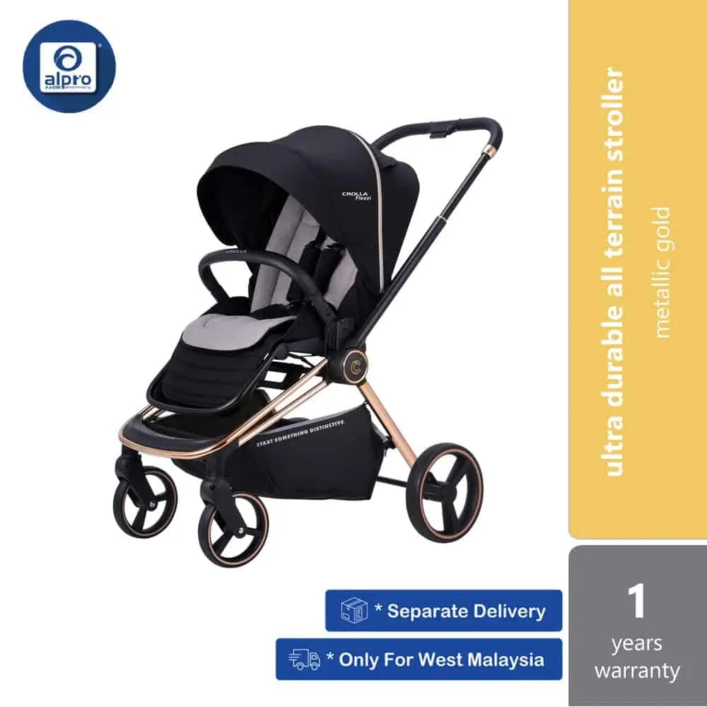 crolla-flexxi-metallic-gold-ultra-durable-all-terrain-stroller