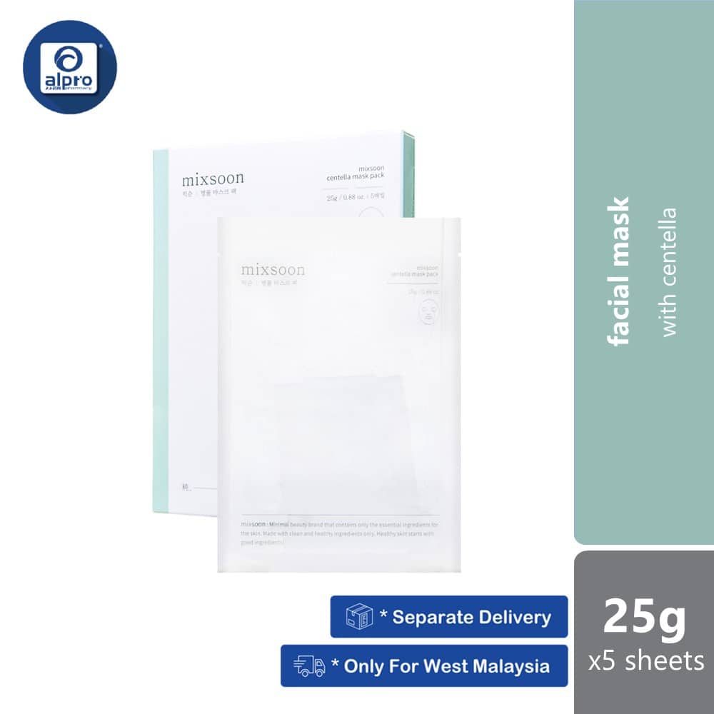 mixsoon-centella-mask-pack-25g-x5s