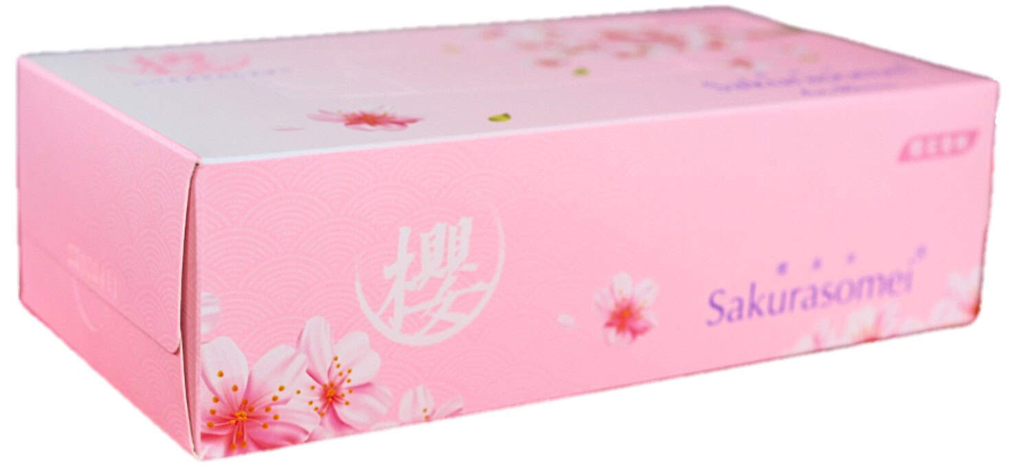 Sakurasomei Box Tissue | Sakura Scented (5 Boxes) - Alpro