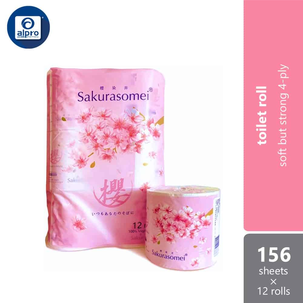 sakurasomei-toilet-roll-tissue-4-ply-comfort-12-rolls