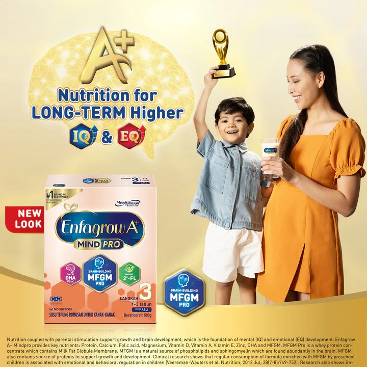 Enfagrow A+ Mindpro Step 3 Milk formula Original 2.32kg | for age 1-3 years old Enfagrow