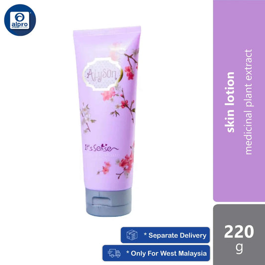 alyson-body-lotion-its-sense-220g-medicinal-plant-extract