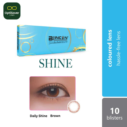 blincon-shine-1-day-color-lens-10s-daily-contact-lenses-shine-brown product image 1