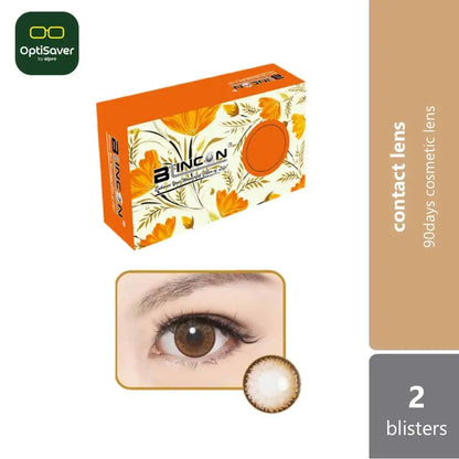 blincon-dd-natural-color-lens-90d-quarterly-contact-lenses-autumn-brown product image 1
