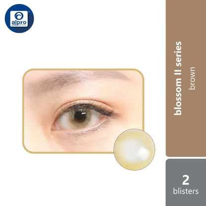 blincon-blossom-ii-color-lens-90d-quarterly-contact-lenses-brown product image 1