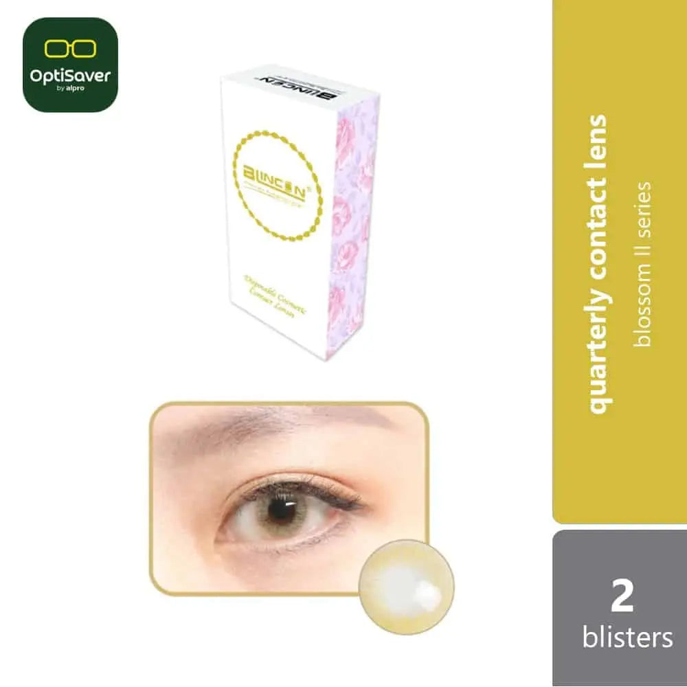 blincon-blossom-ii-color-lens-90d-quarterly-contact-lenses-brown product image 1