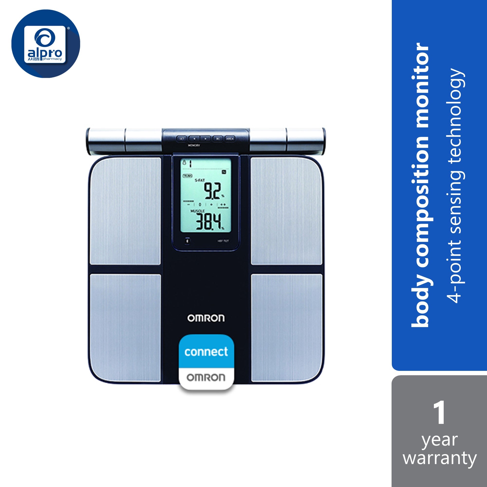 Omron 体組成計 HBF-702T OMRON HBF-702T Body Composition Body Scan Monitor Bluetooth
