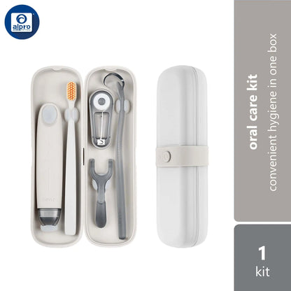 summer infant oral care kit Flipper Mono Oral Care Kit (Harbor Gray/ Summer Gelato/ Garage Navy)