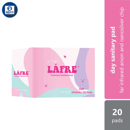 lafre-sanitary-pads-day-use-245mm-20s-comfortable-dry-and-breathable