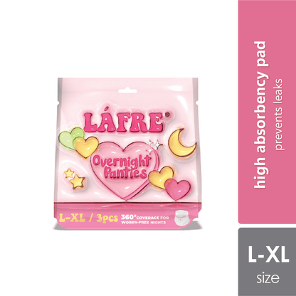 lafre-overnight-panties-m-l-l-xl-5s-soft-breathable-womens-pad product image 1