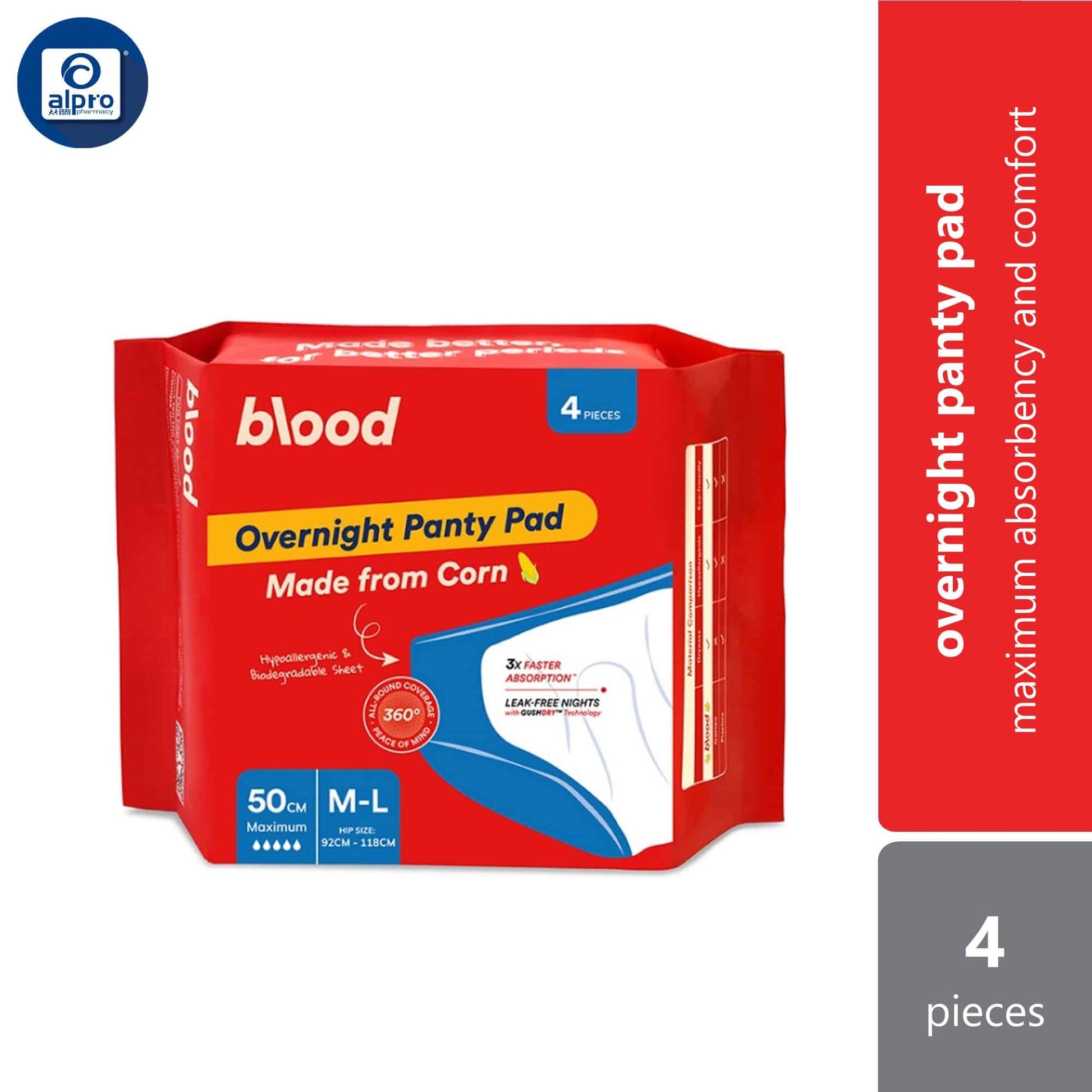 blood-50cm-corn-panty-pad-size-m-l-4s-maximum-absorbency-and-comfort