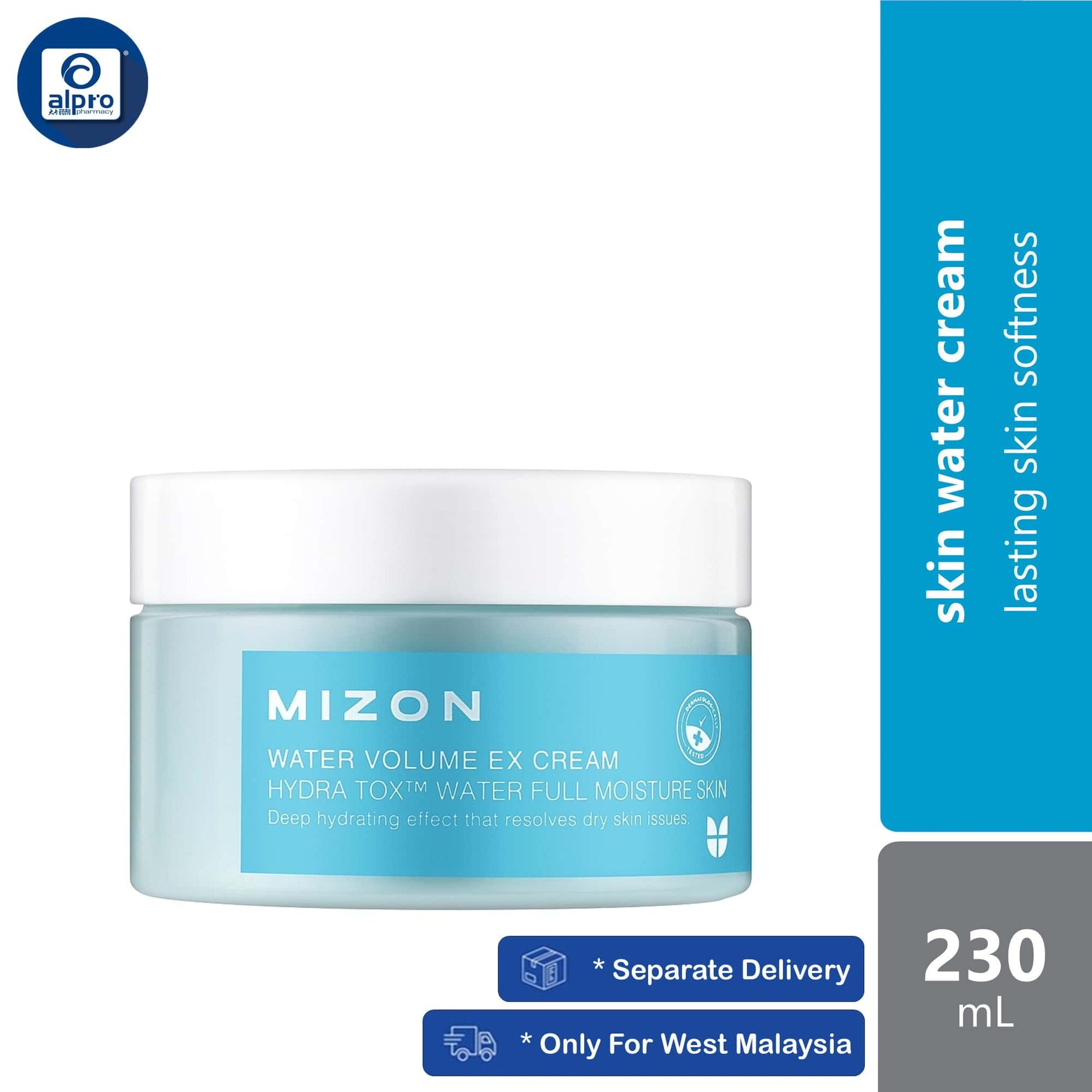 mizon-water-volume-ex-cream-230ml-lasting-skin-softness