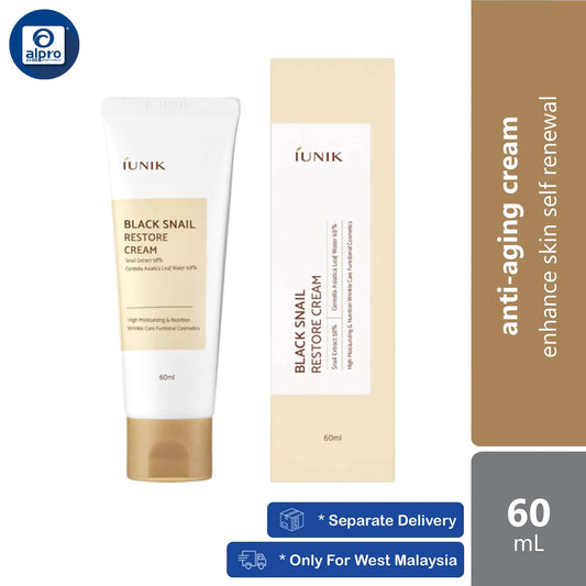iunik-black-snail-restore-cream-60ml-enhance-skin-self-renewal