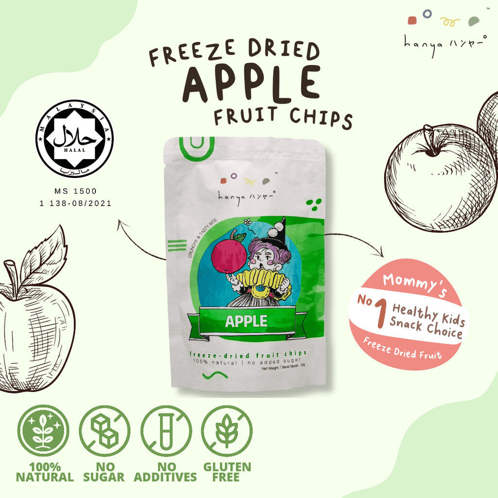 Hanya Freeze-Dried 20g (Strawberry/Banana/ Dragonfruit/Apple) Hanya
