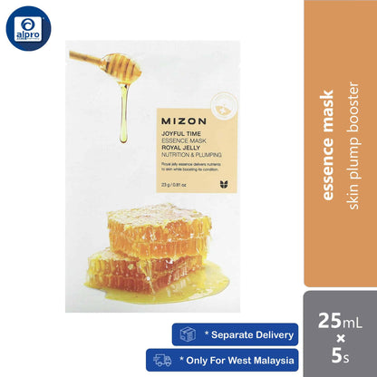 mizon-joyful-time-essence-mask-25ml-x5s-16-varieties-of-essence-mask product image 1