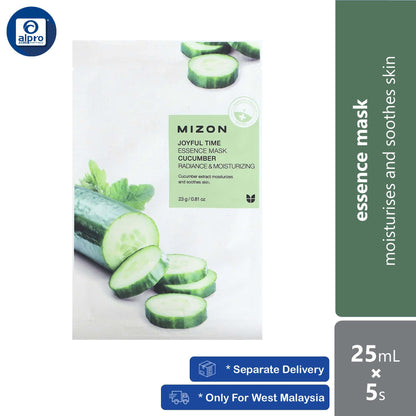 mizon-joyful-time-essence-mask-25ml-x5s-16-varieties-of-essence-mask product image 1