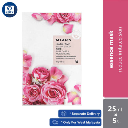 mizon-joyful-time-essence-mask-25ml-x5s-16-varieties-of-essence-mask-rose