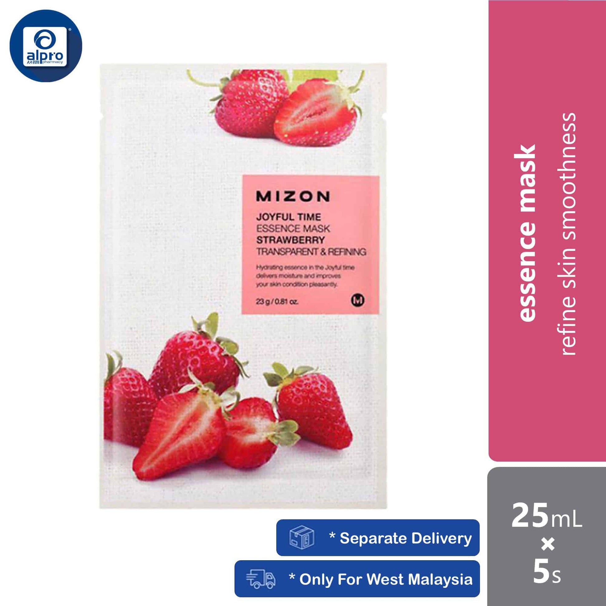 mizon-joyful-time-essence-mask-25ml-x5s-16-varieties-of-essence-mask-strawberry