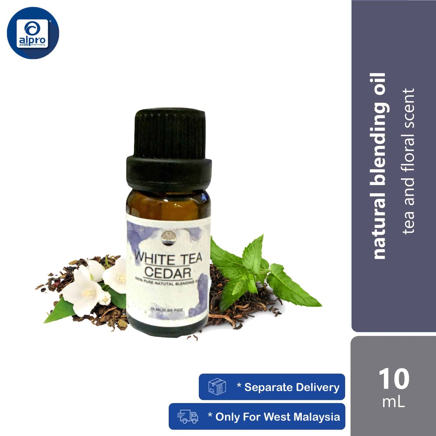 goldanrain-white-tea-cedar-100-pure-natural-blending-oil-10ml-tea-and-floral-scent