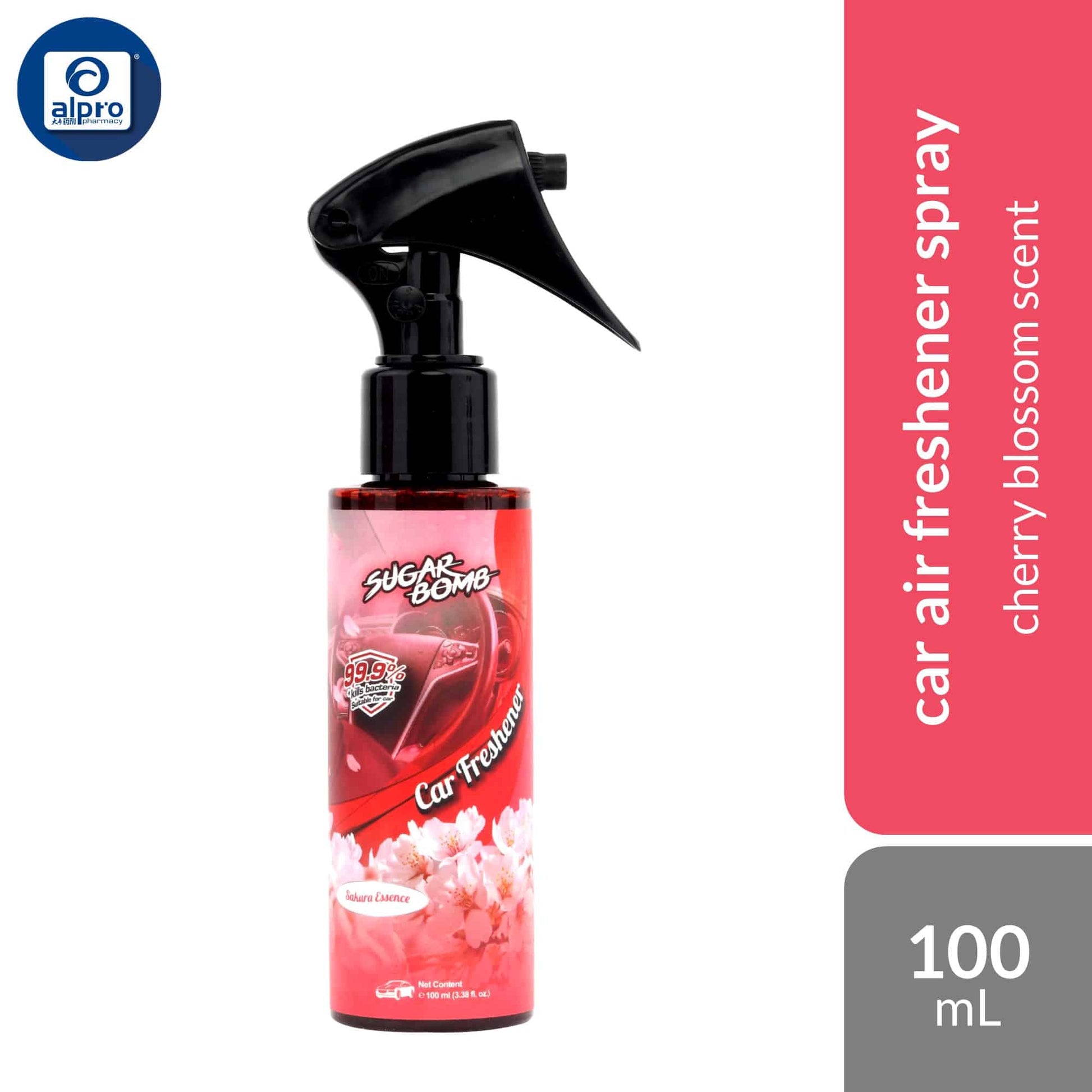 sugarbomb-dr-bomb-car-freshener-spooky-dew-fresh-lavender-sakura-essence-100ml-freshen-and-live-up-car-fragrance product image 1