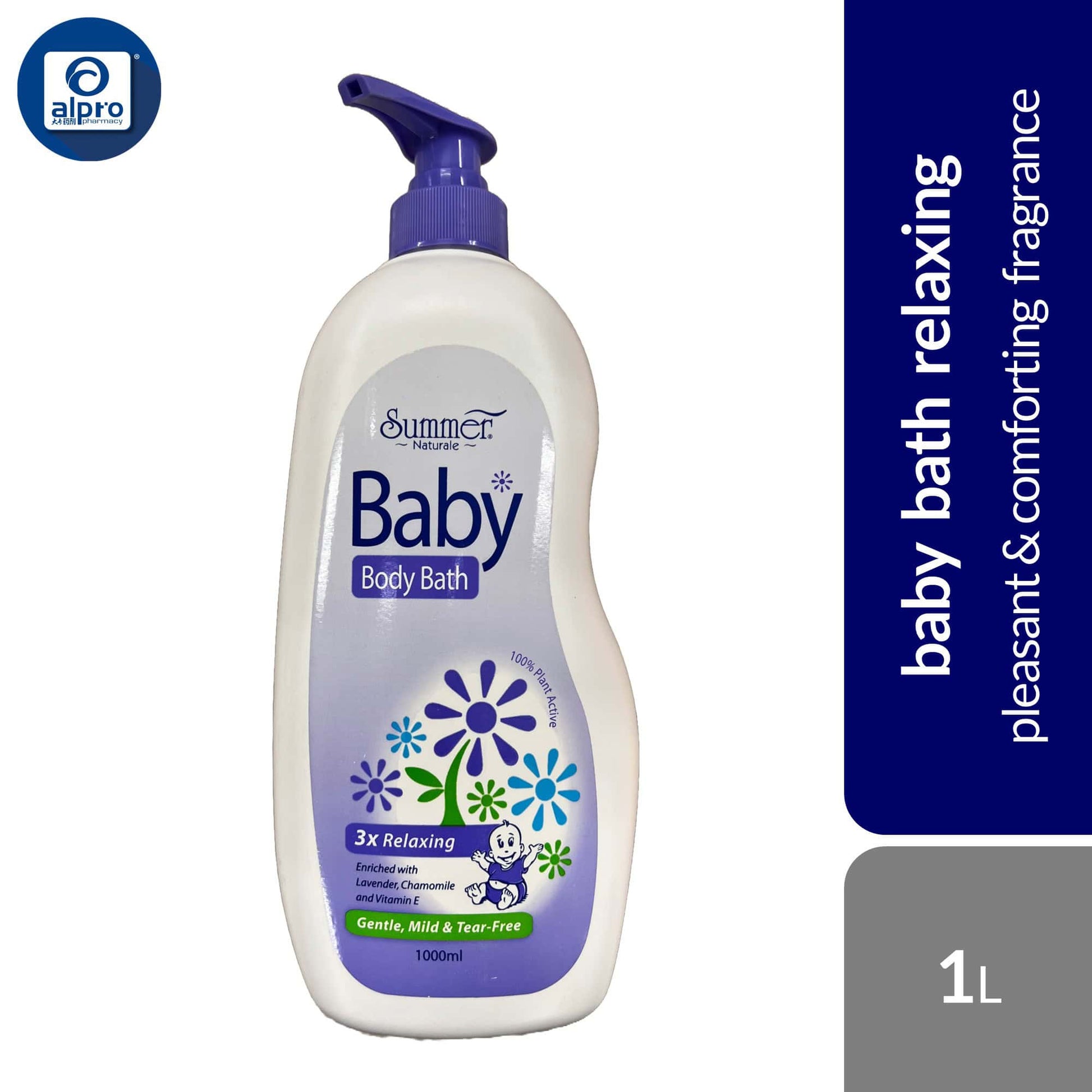 summer-baby-bath-relaxing-moisturizing-1l-mild-and-tear-free-cleanser product image 1