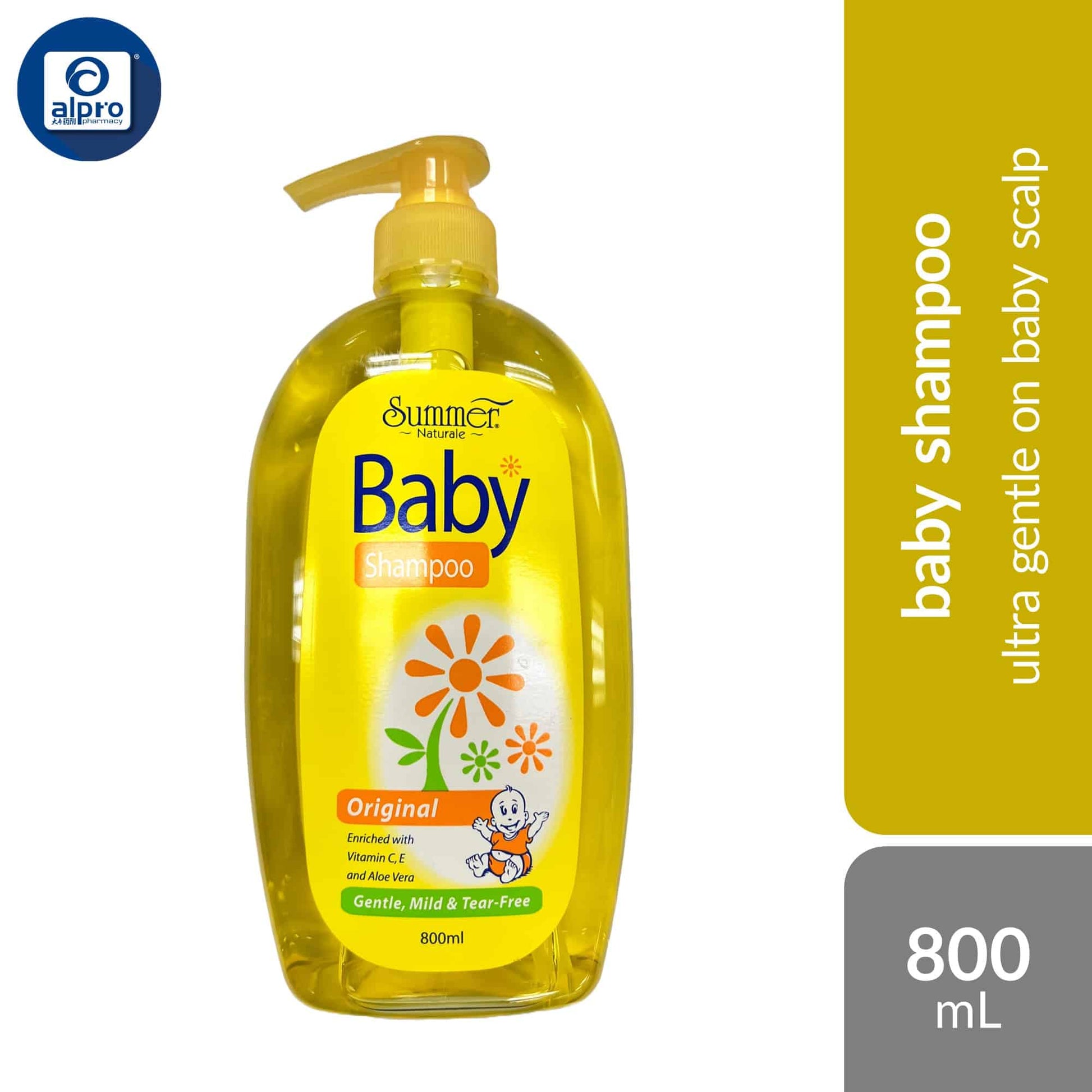 summer-baby-shampoo-yellow-800ml-ultra-gentle-on-baby-scalp