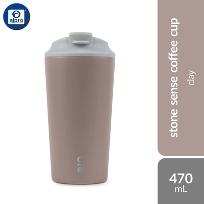 montigo-sense-coffee-cup-large-stone-collection-470ml-clay-sandstone-compact-and-comfortable-design product image 1