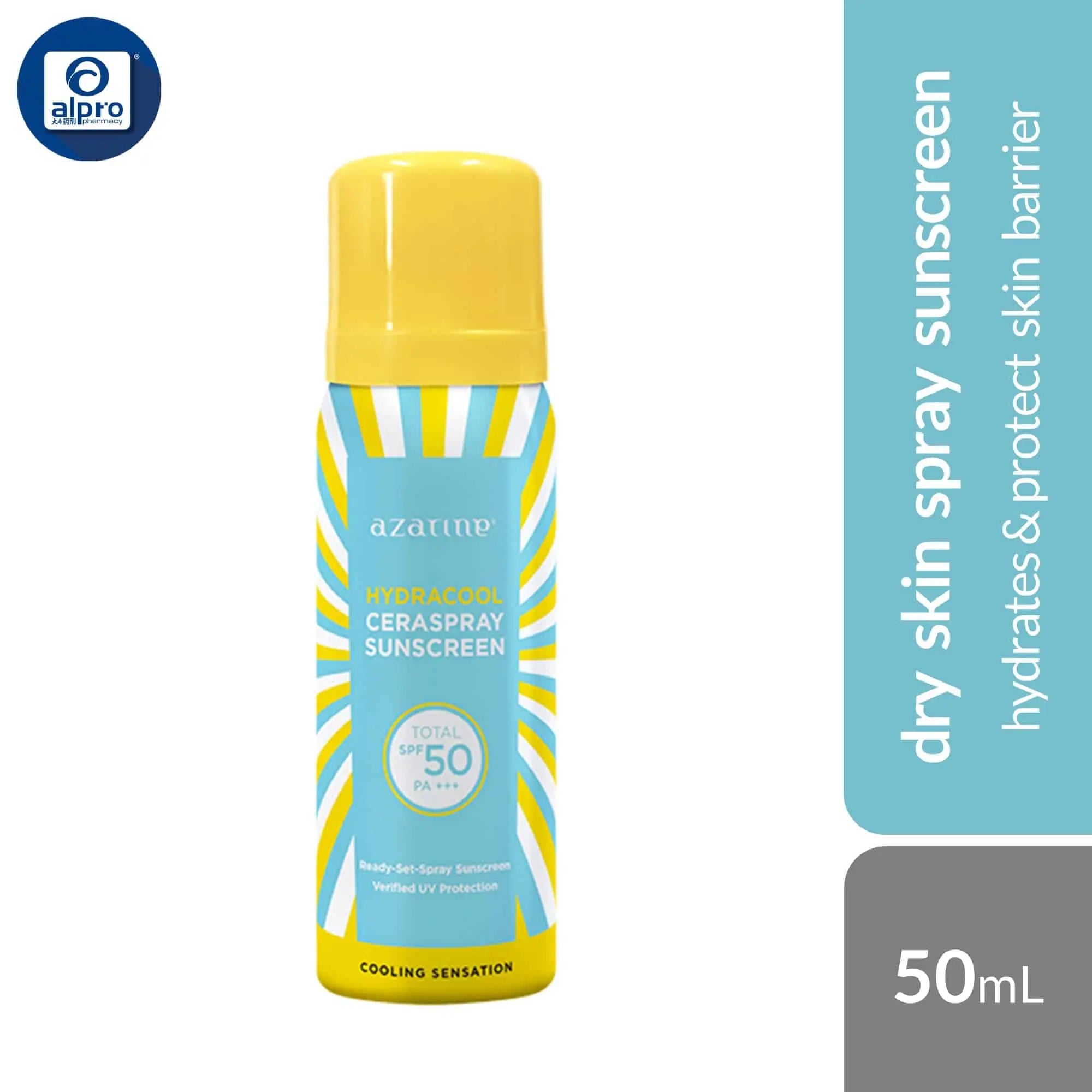 azarine-hydracool-ceraspray-sunscreen-spf50-pa-50ml-hydrates-protect-skin-barrier