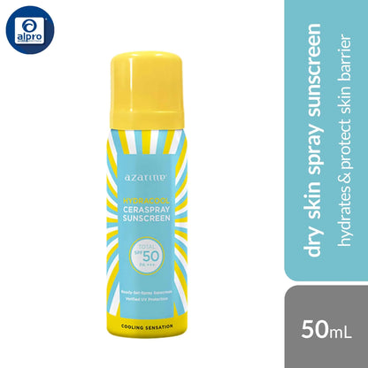 azarine-hydracool-ceraspray-sunscreen-spf50-pa-50ml-hydrates-protect-skin-barrier