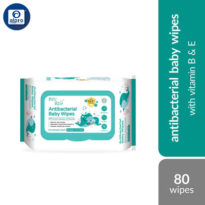 bzu-bzu-baby-wipes-ultra-gentle-antibacterial-80-wipes-no-fragrance-thick-fabric-antibacterial